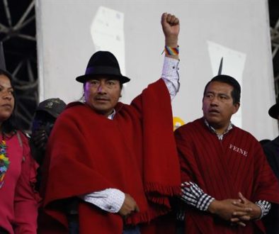 leonidas iza protestas ecuador